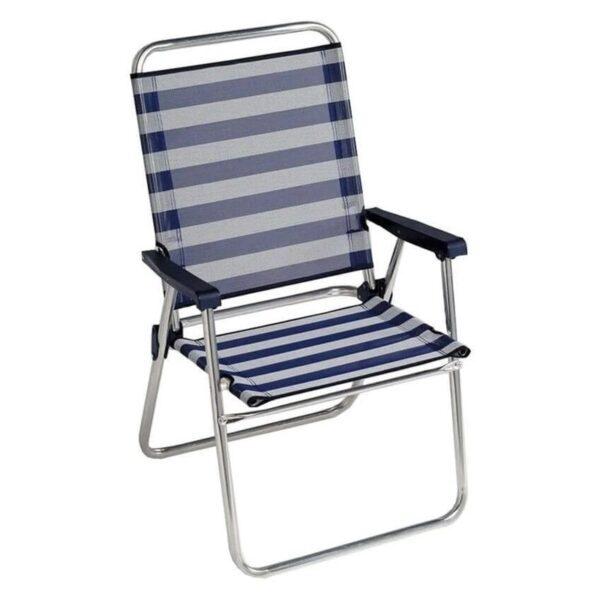 SILLON PLAYA FIJO RESPALDO ALTO RAYAS FIBRELINE