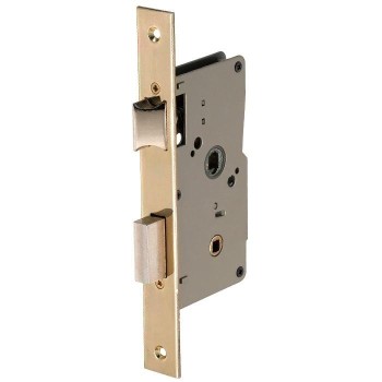 CERRADURA MADERA BATON E3510 CANTO CUADRADDO LATON TIPO 5801