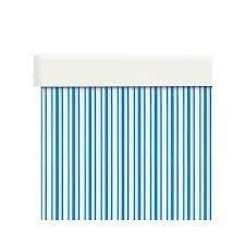 CORTINA PUERTA 90X210CM CINTAS PVC AZUL