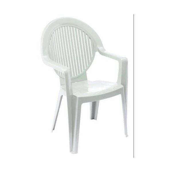 SILLA FIDJI MONOBLOC BLANCO