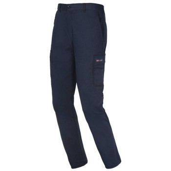 PANTALON ALGODON EASY STRETCH NEGRO 260GR