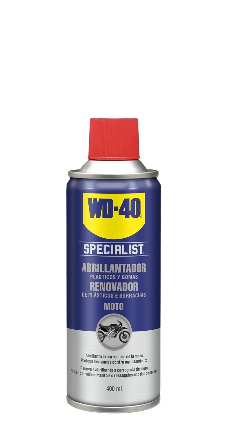 ABRILLANTADOR PLASTICO GOMA MOTO WD 40 400ML