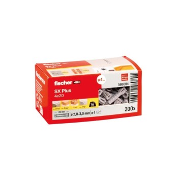 TACO FISCHER SX PLUS 8X65 "L" CAJA 50UDS