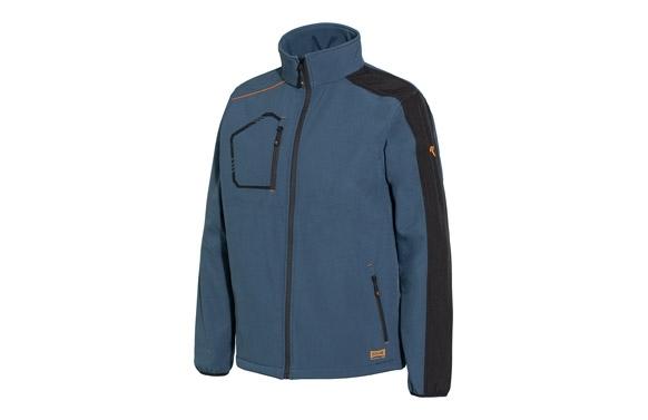 CHAQUETA SOFTSHELL KIND AZUL STARTER