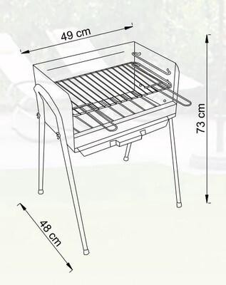 BARBACOA IBERIA 49X30CM