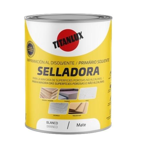 SELLADORA IMPRIMACION AL DISOLVENTE BLANCA MATE 750ML TITANLUX
