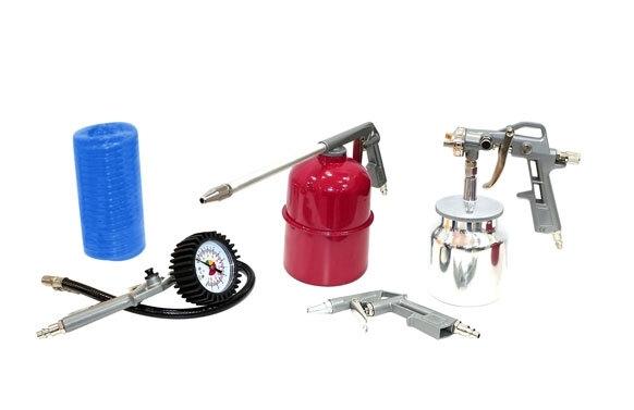 KIT AEROGRAFO PINTAR PROFESIONAL 5PZAS NIVEL