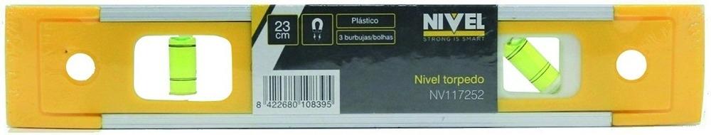 NIVEL TORPEDO MAGNETICO 23CM NIVEL