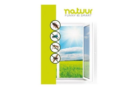 MOSQUITERA VENTANA FIJA TEXTIL NEGRA NATUUR