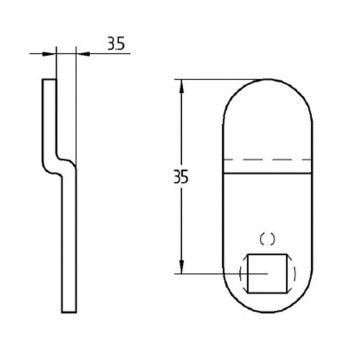 CERRADURA BUZON 135 AGA CURVA