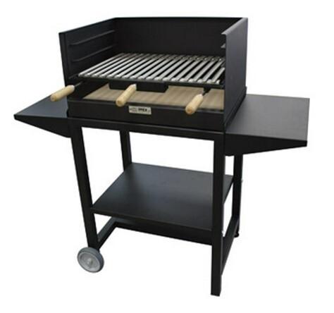 BARBACOA CARBON-LEÑA RECTANGULAR H101X125X58CM