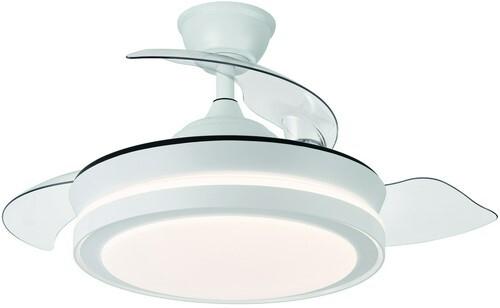 VENTILADOR TECHO RETRACTIL MINI BLANCO 40CM 35W SONEDAS