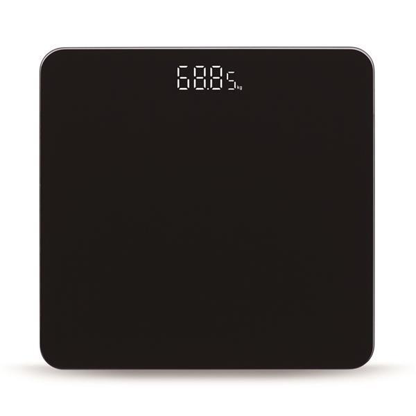 BASCULA BAÑO DIGITAL CRISTAL NEGRA EB3469 AMBIT