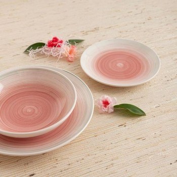 VAJILLA CERAMICA 18 PZAS VELVET QD