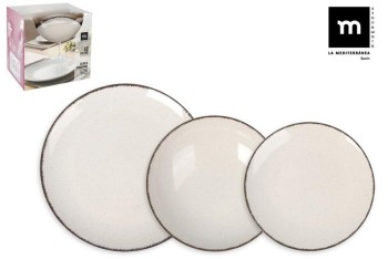 VAJILLA 12PCS MONACO ANLLO