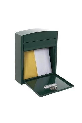 BUZON EXTERIOR ACERO COMPACT VERDE