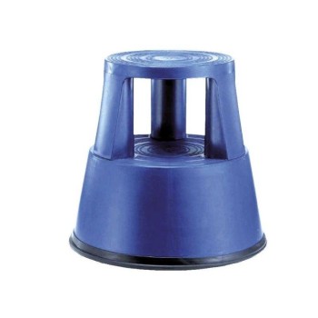 TABURETE GIRATORIO RUEDAS AUTOFRENANTES AZUL SVELT