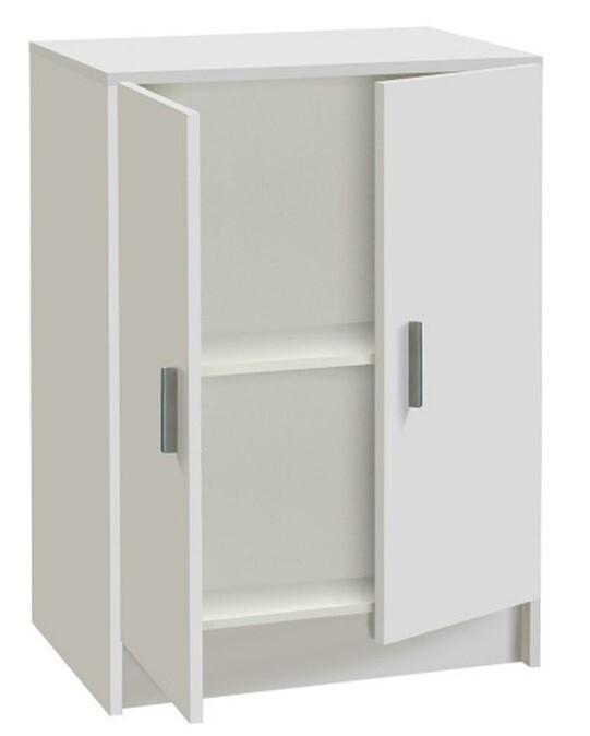 ARMARIO BAJO MULTIUSOS BLANCO 80X59X37CM