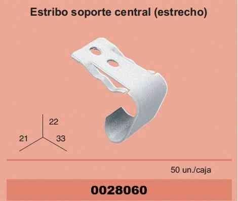 ESTRIBO SOPORTE CENTRAL ESTRECHO  28060