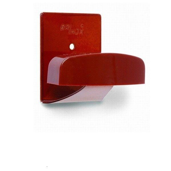 PERCHA  ADHES GRANDE MARRON PORCELANA BLISTER 2 UNIDADES