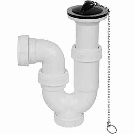 SIFON CURVO LAVABO BIDE S-90 21/2X63MM