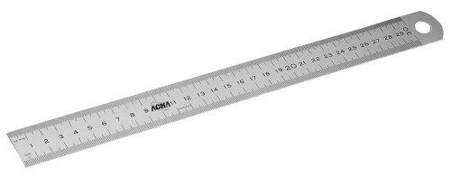 REGLA SEMIRIGIDA INOX 300X30X0,8