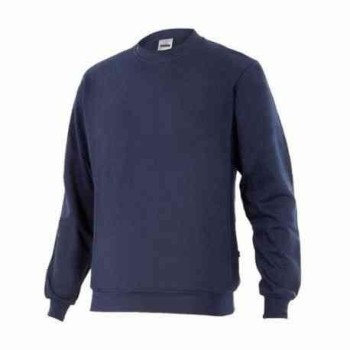 SUDADERA CUELLO REDONDO AZUL MARINO