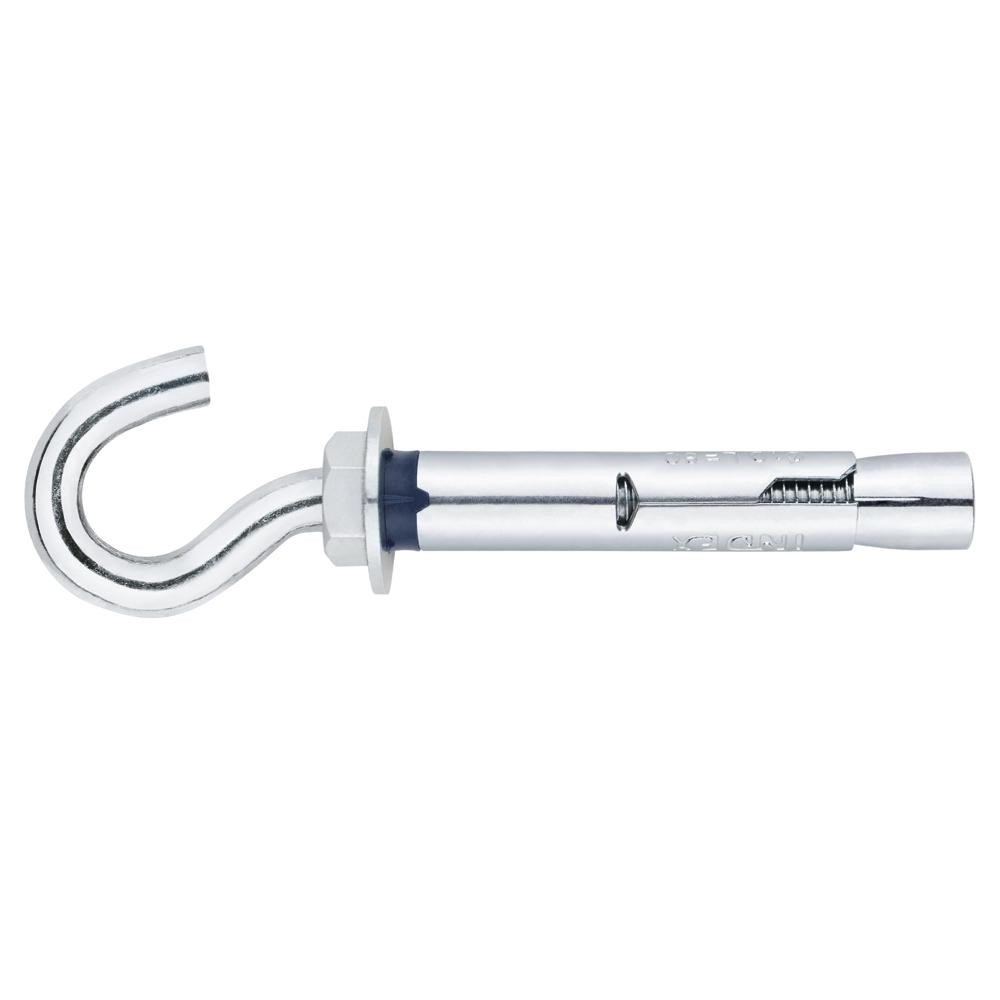 TACO ANCLAJE GANCHO ABIERTO CH-GA M 8X60 C/6 UNIDADES