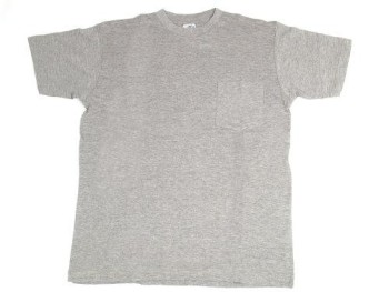 CAMISETA ALGODON MANGA CORTA GRIS JUBA