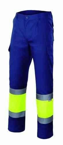 PANTALON ALTA  VISIBILIDAD AMARILLO AZUL