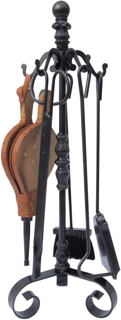 JUEGO ACCESORIOS CHIMENEA 5 PIEZAS