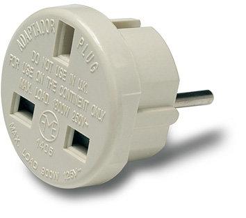 ADAPTADOR EUROPEO INGLES 10A 250 V 1405