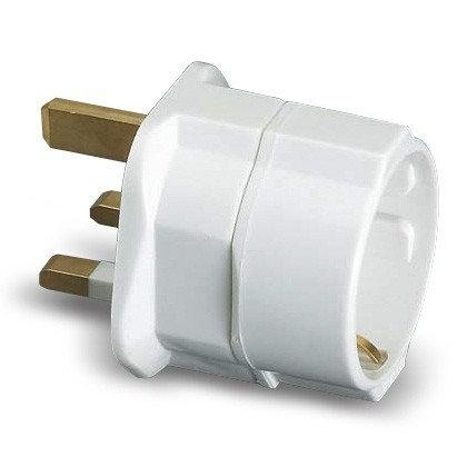 ADAPTADOR INGLES EUROPEO 10A 250 V 1407