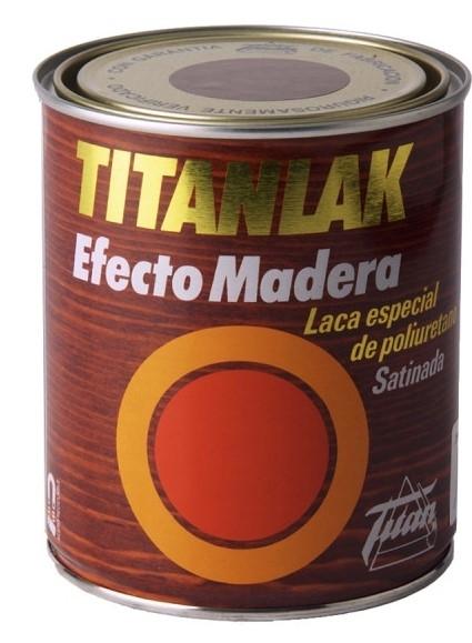 LACA EFECTO MADERA  750ML TITANLAK