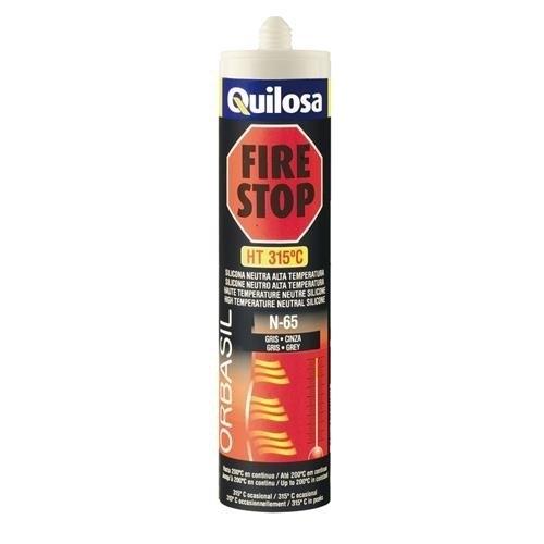 SILICONA QUILOSA FIRE STOP  300ML QUILOSA