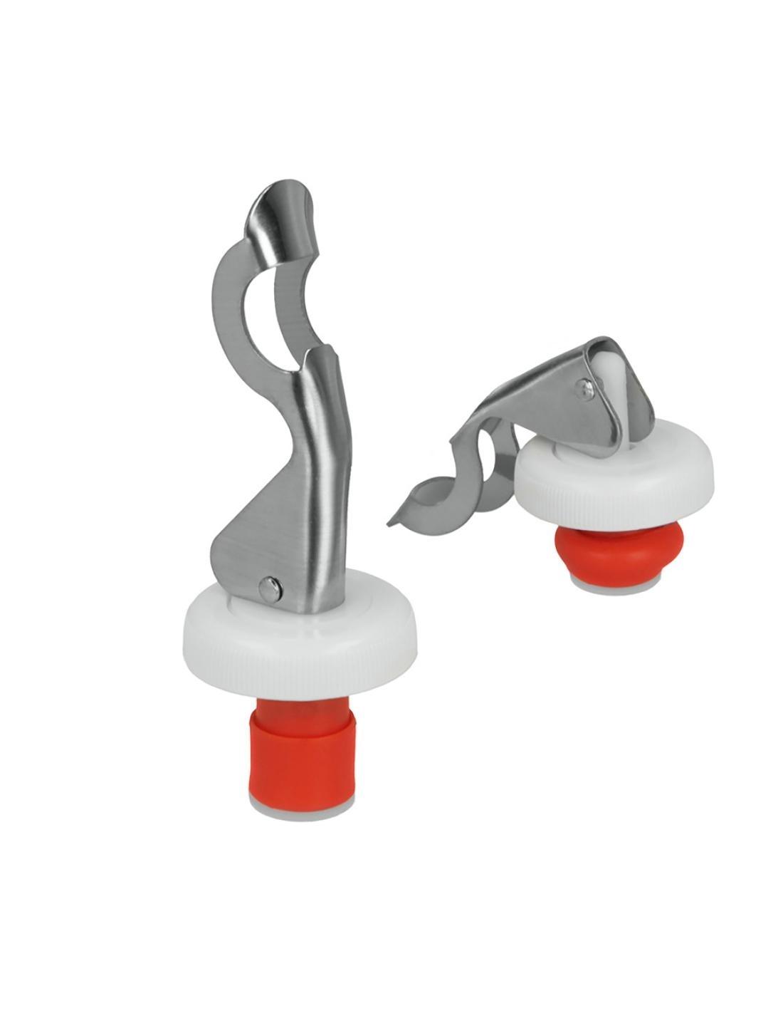 TAPON EXPANSION INOX CON DESCAPSULADOR 2 UNIDADES