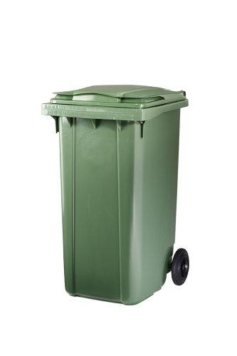 CONTENEDOR BASURA  RUEDAS 240 L VERDE