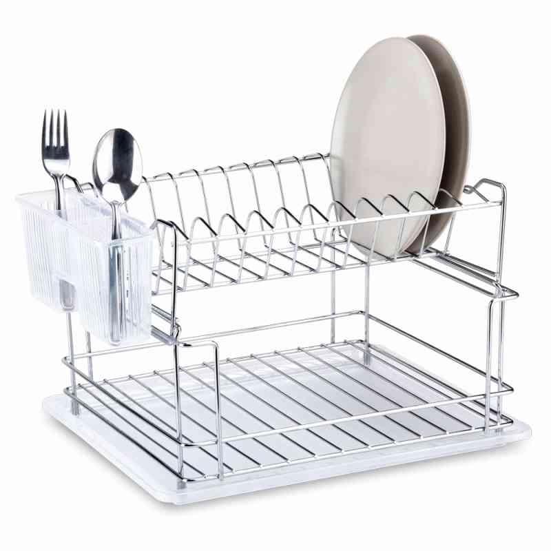 ESCURREPLATOS ACERO INOX 36X30X24 CM