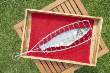 PARRILLA BESUGUERA INOX 54X13.5X8CM