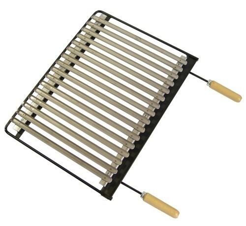 PARRILLA BARBACOA INOX 60X41CM