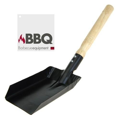 PALA BARBACOA CARBON 37X9,5 CM NEGRA