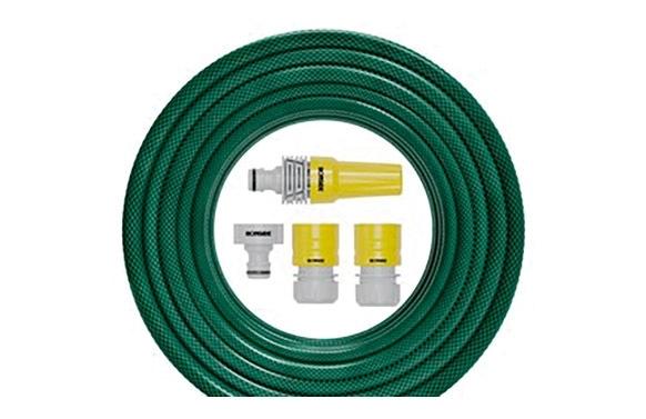 MANGUERA 3 CAPAS KIT GREEN 15MM C/ACCESOR.IRONSIDE