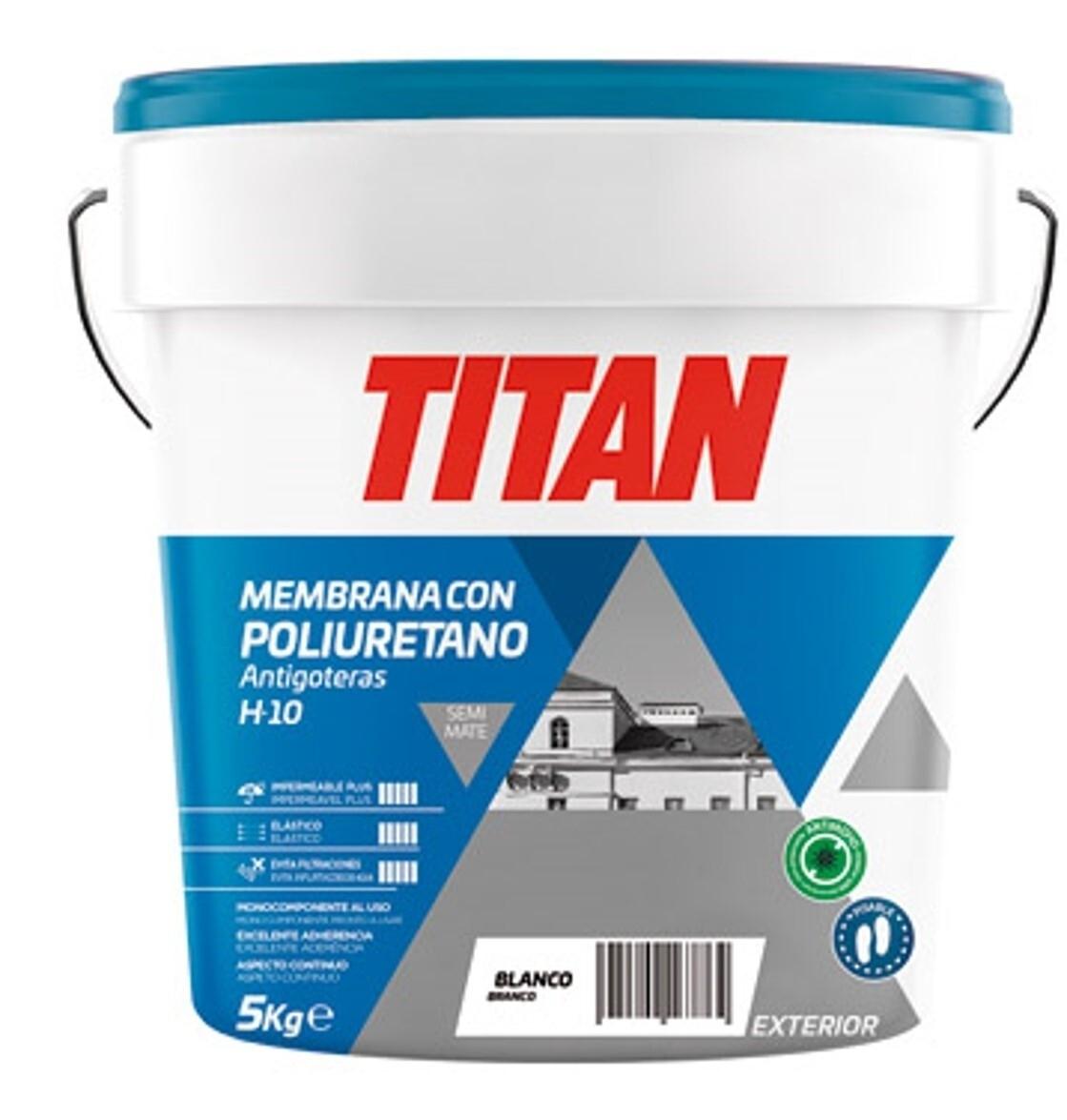 PINTURA IMPERMEABILIZANTE C/POLIURETANO H10  TITAN