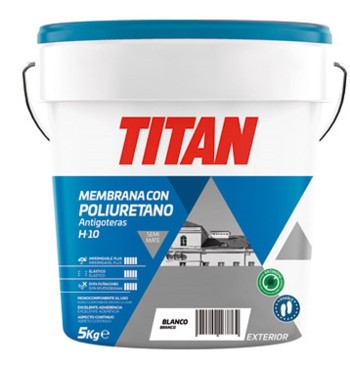 PINTURA IMPERMEABILIZANTE C/POLIURETANO H10  TITAN