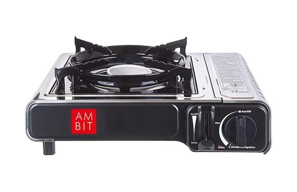 COCINA GAS PORTATIL 1 FUEGO AMBIT CON MALETIN