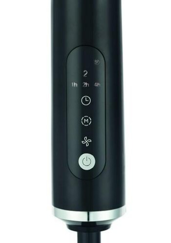 VENTILADOR PIE C/MANDO 40W D.23CM NEGRO SONEDAS