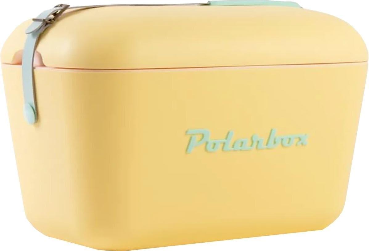 NEVERA RIGIDA RETRO POLAR BOX AMARILLA CLASSIC 20L