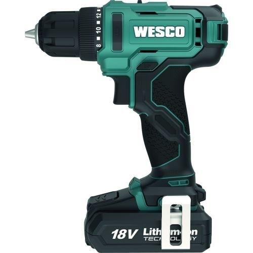 TALADRO ATORNILLADOR 18V 30NM BAT 2.0 AH+CARGADOR WESCO