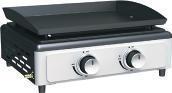 PLANCHA GAS 2 QUEMADORES SOBREMESA 5KW IRONSIDE