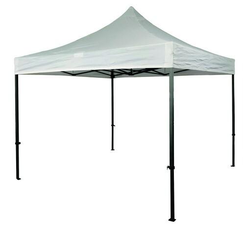 CARPA PLEGABLE ACERO REFORZADA 3X3M BLANCO IMPORT